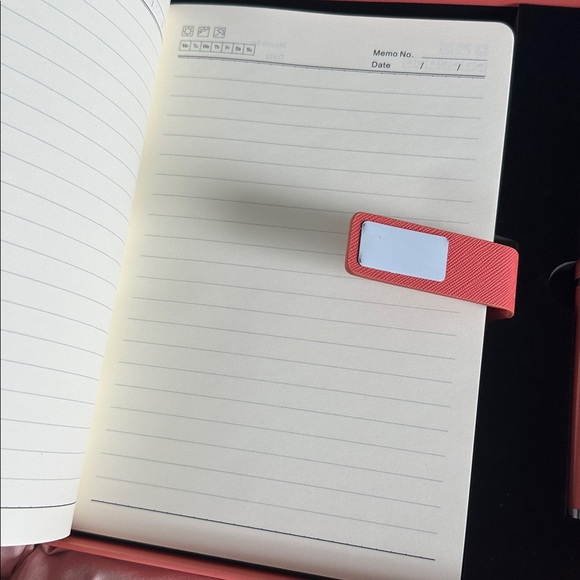 Coral Notebook and Pen Set - Picture 2 of 2